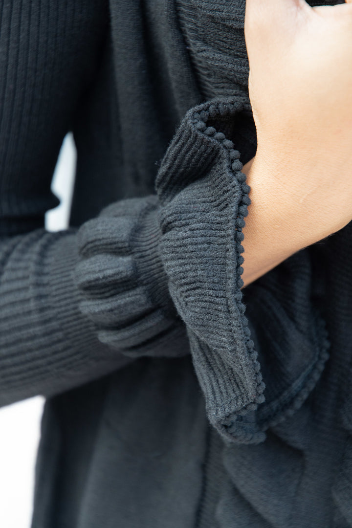 The Paige Ruffle Cardigan — view 4