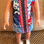 Patch Print Boho Doll Dress
