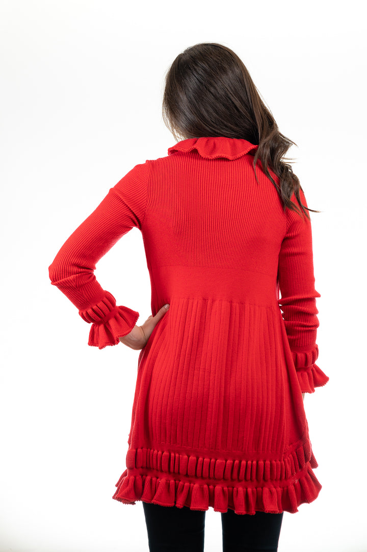 The Paige Ruffle Cardigan — view 19