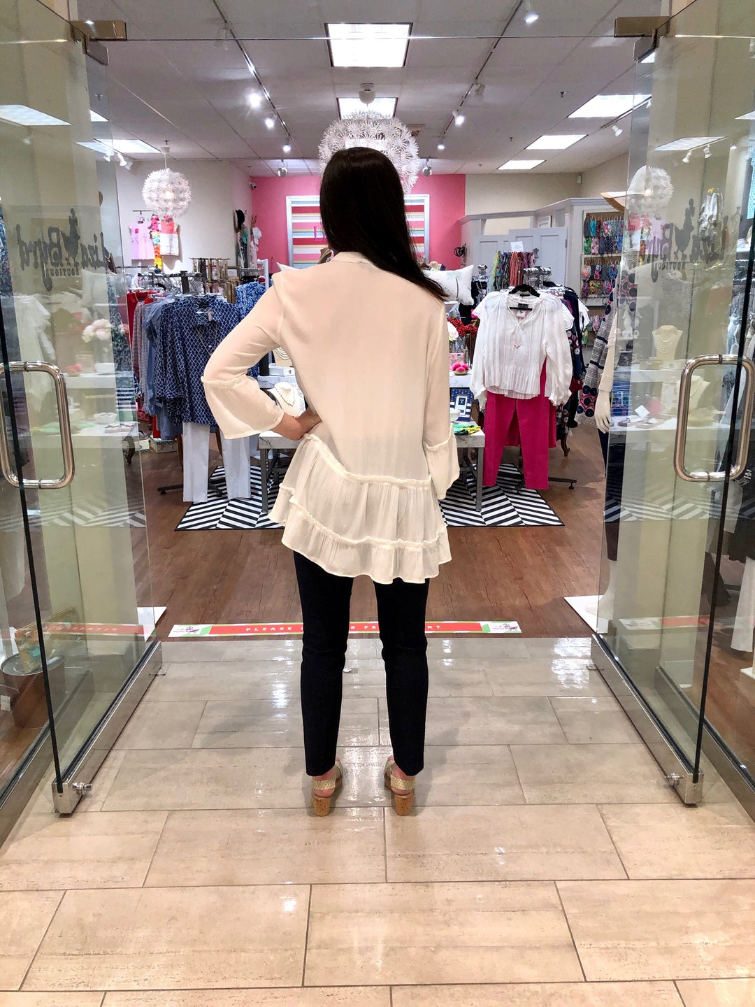 The Makayla Embroidered Cotton Gauze Tunic — view 2