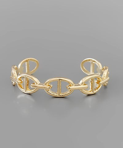 Horse Bit Chain Cuff