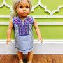 The Chandler Embroidered Doll Dress