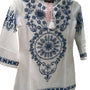 The Arielle Embroidered Tunic For Girls
