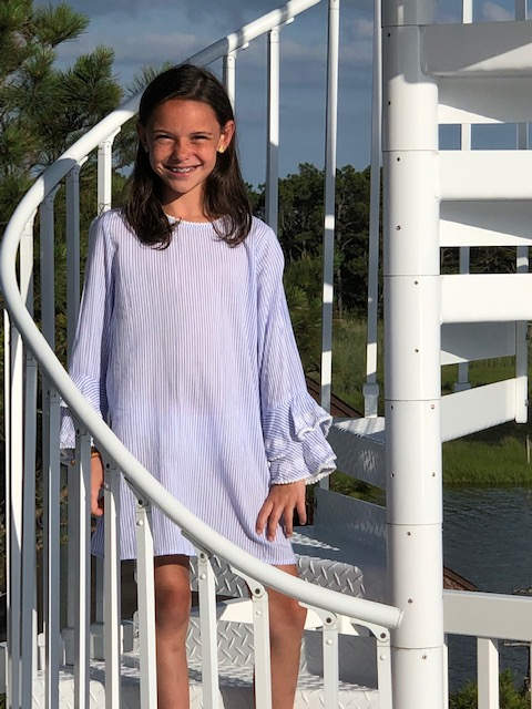 The Bayly Striped Dress for Girls