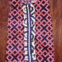 Ruffled Trim Doll Dress in Navy and Pink
