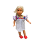 Embroidered Pin Stripe Doll Dress