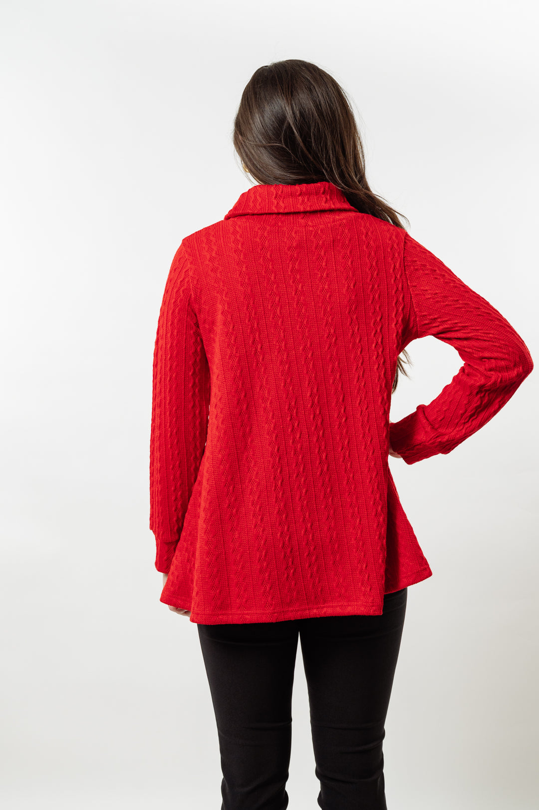 The Haley Cable-Knit Sweater — view 11