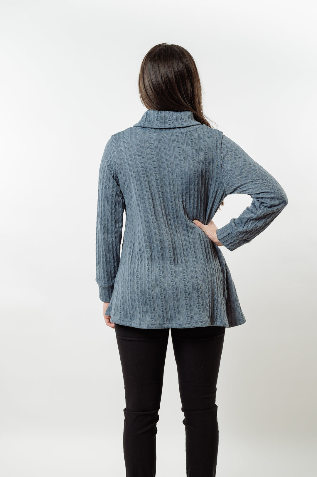 The Haley Cable-Knit Sweater — view 9