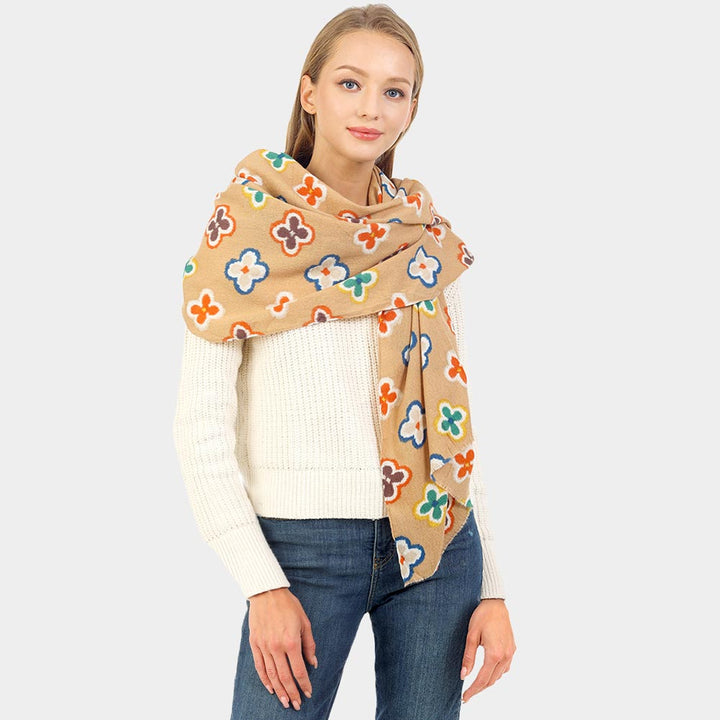 The Quatrefoil Statement Scarf — view 4