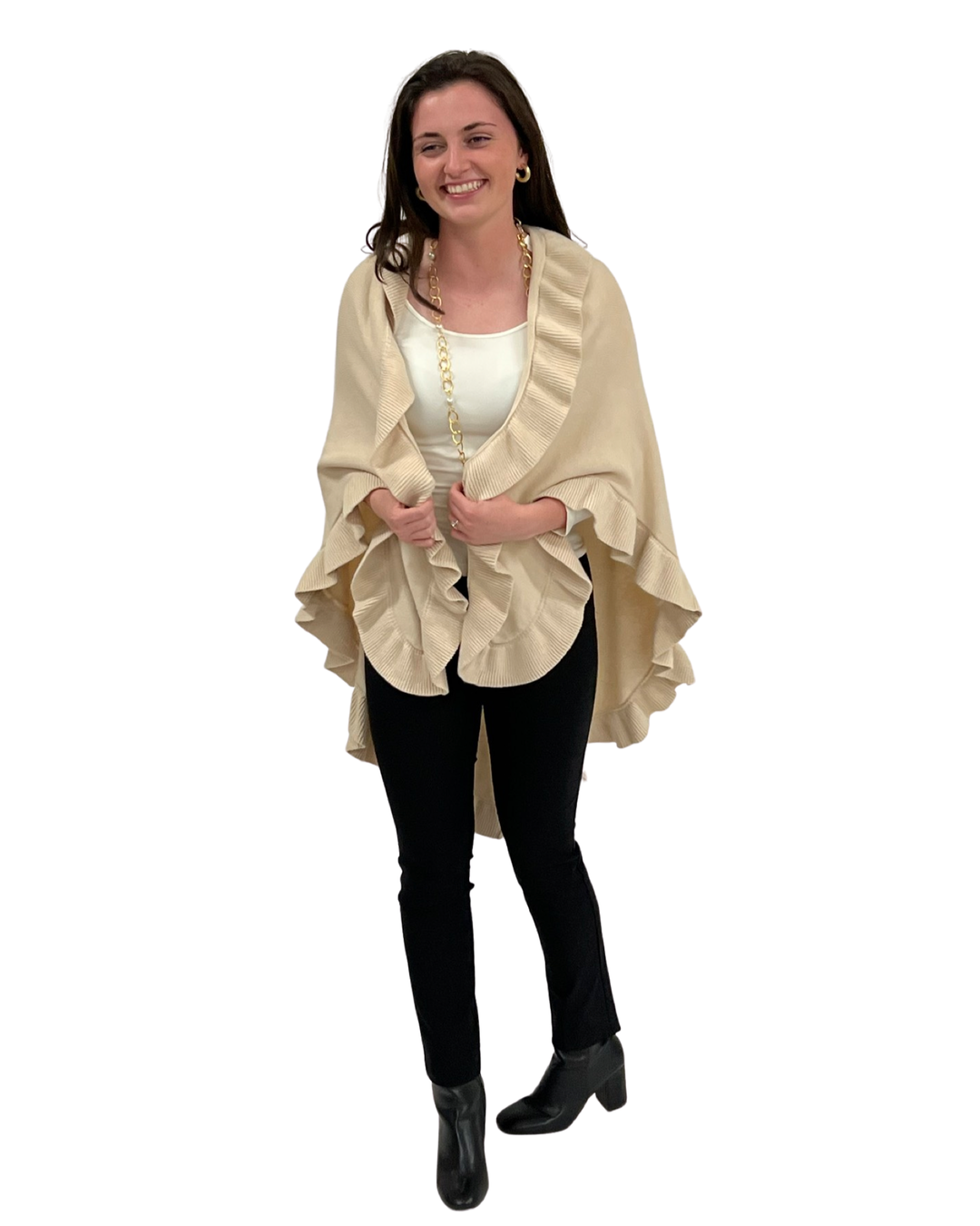 The Carlton Ruffle Wrap — view 8