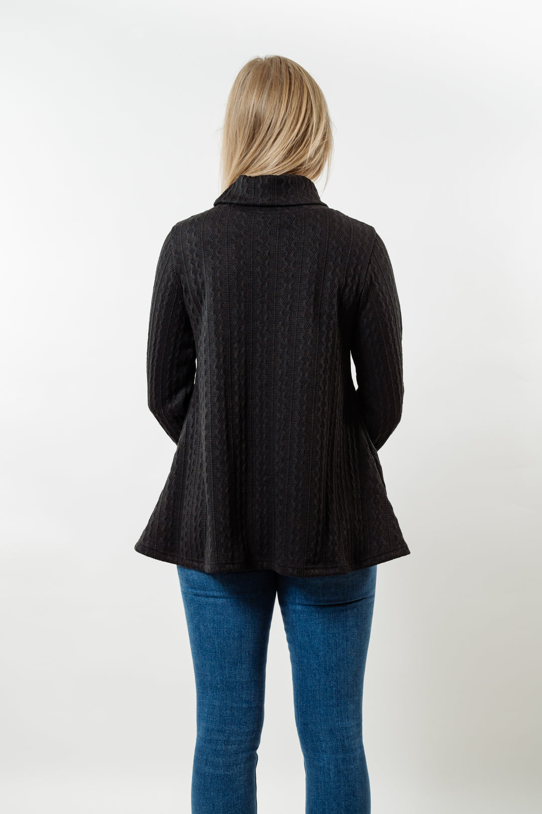 The Haley Cable-Knit Sweater — view 10