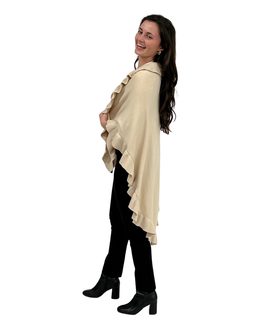The Carlton Ruffle Wrap — view 7