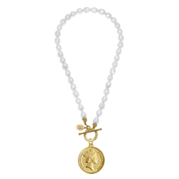 Queen Elizabeth Coin Necklace — view 3
