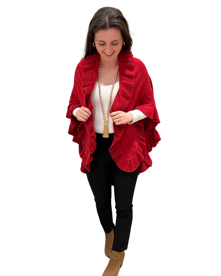 The Carlton Ruffle Wrap — view 16