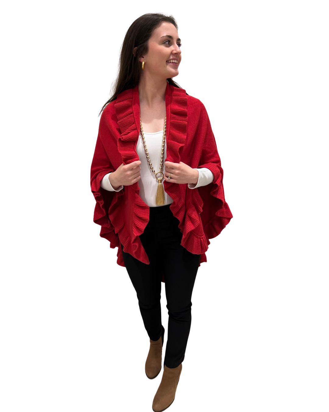 The Carlton Ruffle Wrap — view 18