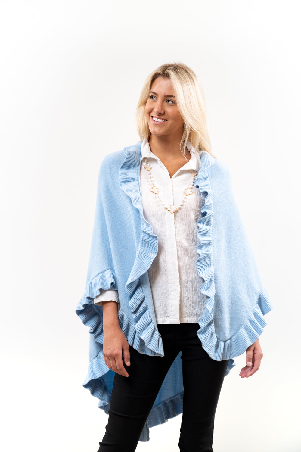 The Carlton Ruffle Wrap — view 2
