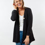 The Lolly Cable Knit Sweater in Black