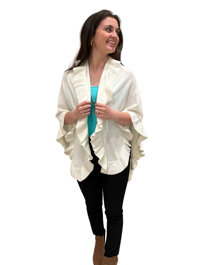 The Carlton Ruffle Wrap — view 22