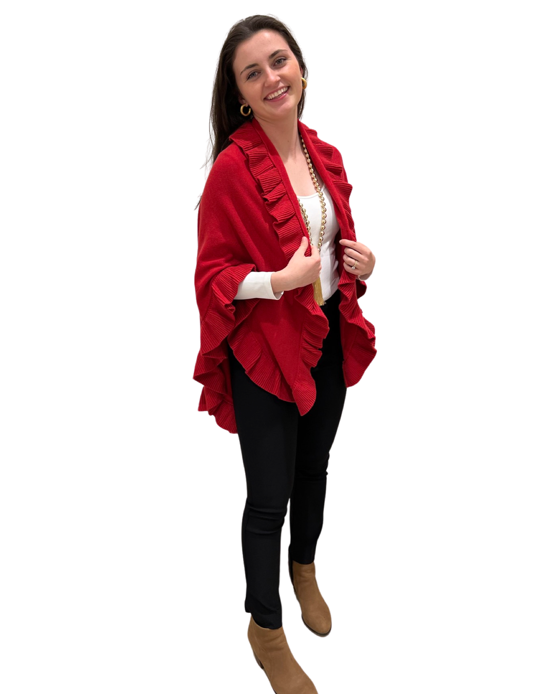 The Carlton Ruffle Wrap — view 17