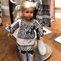 The Neely Embroidered Doll Jacquard Tunic Dress