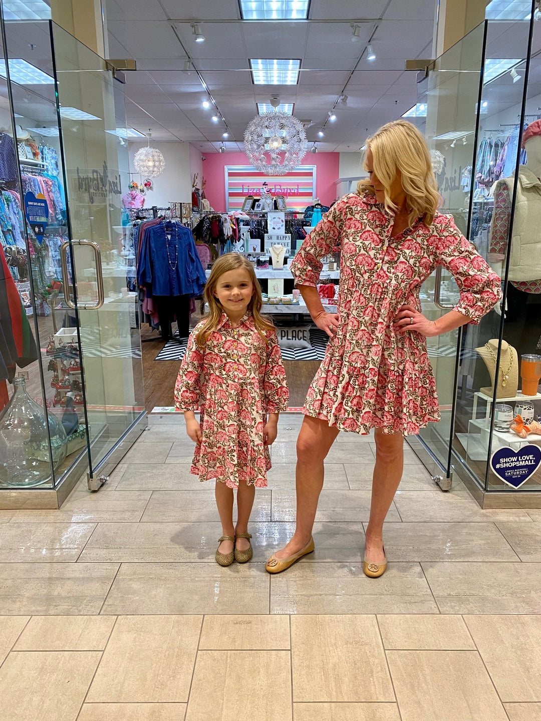 The Nicolette Floral Print Cotton Dress for Girls — view 3