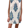 The Dorsey Tunic Dress for Girls in Blue and White