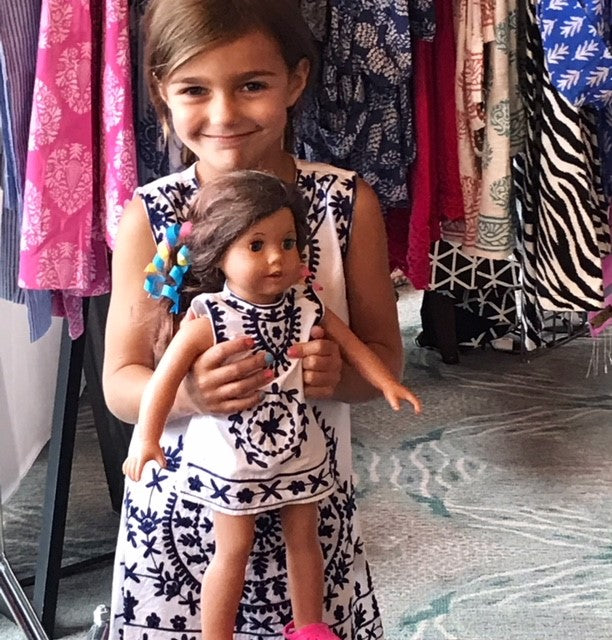 The Celia Embroidered Shift Dress for Girls — view 4