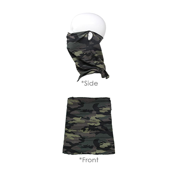Camouflage Print Seamless Face Tube Mask — view 5