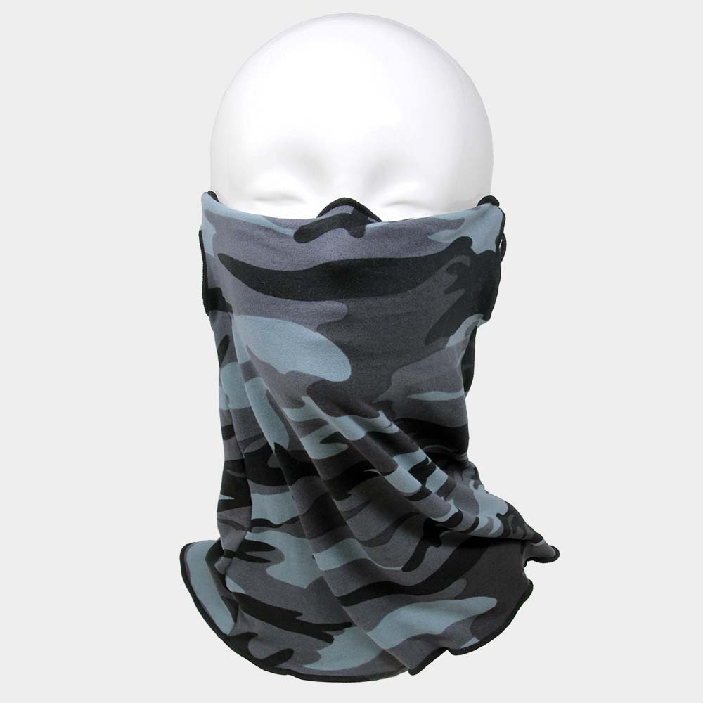 Camouflage Print Seamless Face Tube Mask — view 4