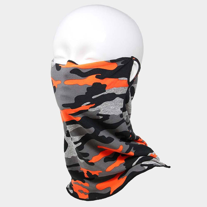 Camouflage Print Seamless Face Tube Mask — view 3