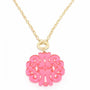 Toggle Fillagree Pendant Necklace in Pink