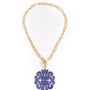 Toggle Filagree Necklace in Blue