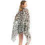 Black and White Animal Print Scarf